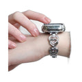 Fits Apple watch Apple Band Pair Heart Metal Rhinestone Apple Watch Band Overseas Pro Supply