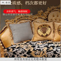 New French aristocratic sofa living room furniture European style luxury high-end palace style luxury golden fabric