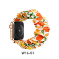 Fits apple iwatch Band Overseas Polyester Printed Cartoon Water Fruit S8 Large Cord Apple Hair Tie Band