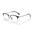 Beesfen Prescription Glasses Men Formal Casual Brow Line Frame Ultra-Light Pure Titanium Optical Frame New Plate BW7003