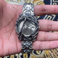 Y2K Year Retro y2k Unique-Shaped Spider Web alabaster Western Premium Unisex Hip-Hop Waterproof Watch