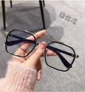 Pair Bridge Prescription Glasses Retro Overseas Anti-Blue Plano Frame Finish Item Cool Photochromic No Rx Glasses Prescription Sunglasses