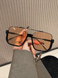 Retro Pair Bridge Sunglasses Premium Western Fashionable Pilot Sunglasses Personality Sunglasses UV-Proof