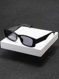 2 Pair Wear Square Women Sunglasses New Import Simple Retro Premium Sunglasses UV-Proof Sunglasses