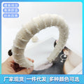 Fall/Winter New Versatile ins Breeze Sponge Boost Height Width Edge Fringe Style Headband High Crown Elegant Headband Hair Accessory