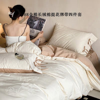 Moonrise Coconut Chiffon / 1.2m Bed - 3-Piece Flat Sheet - 150x200cm