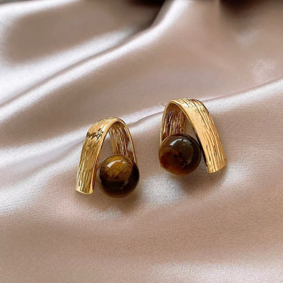 Maillard Enamel Round Hoop Earrings - view 12
