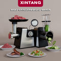 Electric Chopper & Meat Grinder - 2-Speed, Sausage Stuffer