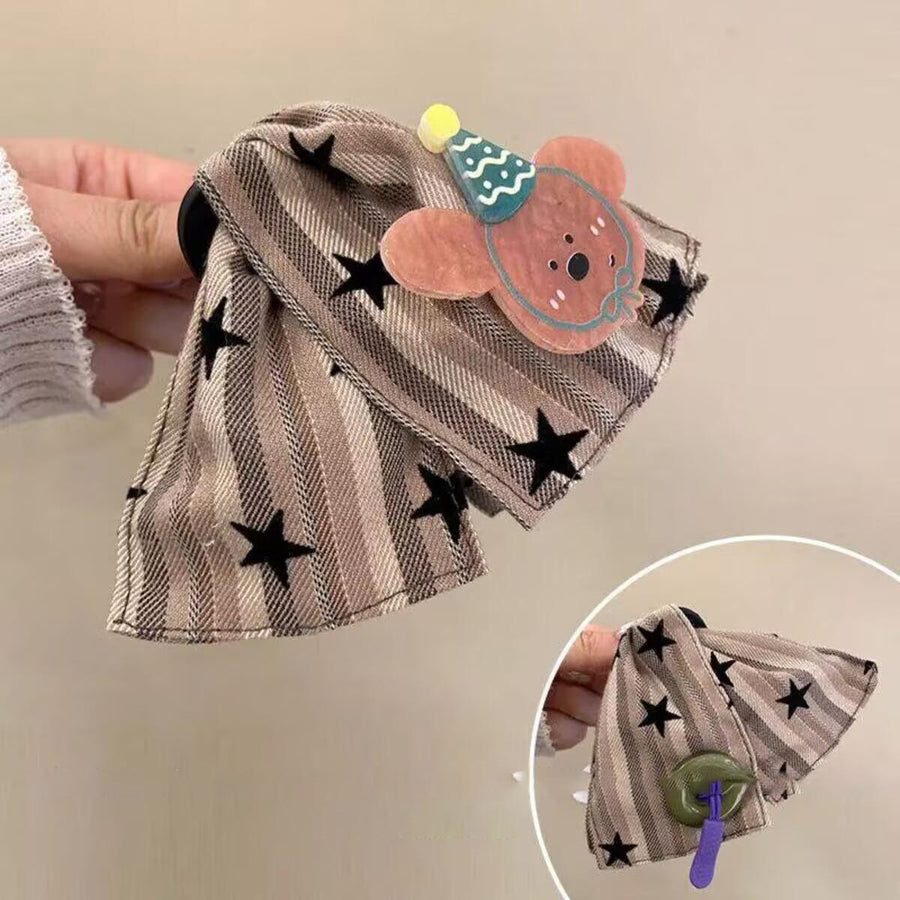 Korean Plaid Triangle Hair Claw Clip - view 12