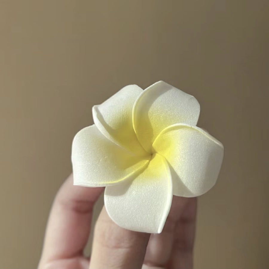 Summer Plumeria Flower Hair Clip - view 3