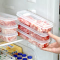 窄缝冰箱分格保鲜盒冰箱冻肉盒子冷冻食级食物纳盒分装盒家用收纳