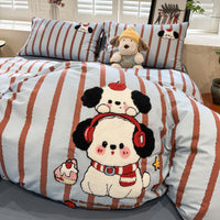 Perfectly Cute / 0.9m Bed - 3-Piece Flat Sheet - Fits 150x200cm Duvet