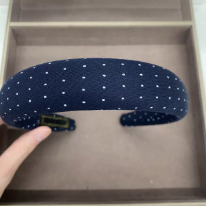 Korean Polka Dot Fabric Headband - view 7