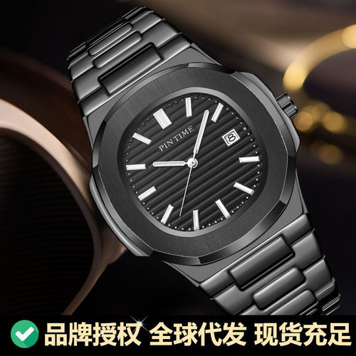 Classic Watch Men Formal Export Quartz Watch Steel Band Glow Waterproof Watch Simple Dial watches