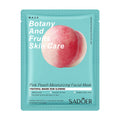 facial mask 25g sadoer plant fruit facial mask sheet foreign trade live broadcast skin care products