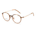 Kalin Style of Ultra-Light 6.9g Korea Feather Titanium Oval Round Small-Frame Influencer Frame Lens Compatible Tortoise Shell L9101Y