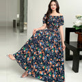 Women's Bohemian Floral Elastic Dress + Skirt + Long Skirt 2026 - 1-1#