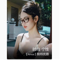 Cat-Eye Prescription Photochromic Glasses Retro Overseas Trendy Bare Face Slender Plano Premium With Rx Prescription Sunglasses