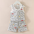 Women's Korean Sleeveless Lightweight Tank Top + Shorts Set 2026 - Teal