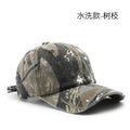hat women's solid color light plate camouflage baseball cap outdoor sports men's travel sun protecti