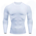 european size tight-fitting long-sleeved men's sports running sports training basketball bottoming t