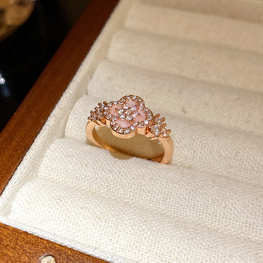 18K Gold-Plated Open-Ended Zircon Ring - view 8