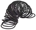 Elastic 2mm Black Hair Tie Hair Tie Small Cowhide Band Tie Head Dispatch High-Stretch Force Gel Ring Unisex Simple Durable