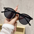 Western Round Sunglasses UV-Proof Tortoise Shell Stud Wear Jewelry Driving Sunshade Sun-Proof Women Sunglasses Premium