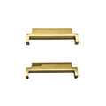 Universal 20 / 22mm Band Connector Fits Samsung Beige Lily Metal Stainless Medium Grain Rotation Connect Head Grain