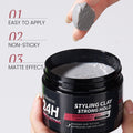 KORMESIC跨境全英文持久定型发泥Hair Clay头发定型外贸批发直销