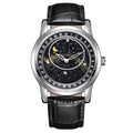 Drop Ship Item Time Motion State Starry Sky Mens Watch Date Glow Quartz Fashionable Casual Watch Waterproof Watch