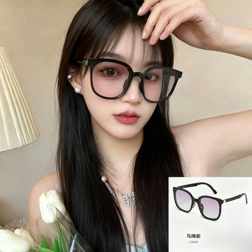 Can Fold Polarized Sunglasses Cushion Nose Style Pad Women Sun-Proof Fashionable Driving Sunglasses UV-Proof Sunglasses