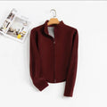 Women's Fall-Winter Stand Collar Fitted Jacket + Top 2026 | Trendy Jacket - As Pictured