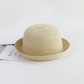 children's small curly brim straw hat korean version new cartoon animal shape hat baby men and women