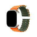 Fits Apple watch Two-Tone Ocean Apple Band Contrast Silicone Apple Watch Band