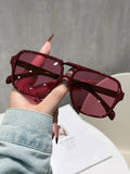 4th Pair Wear Overseas Men Sunglasses Women Universal Y2K Style Pilot Glasses Driving Trendy UV-Proof Sunglasses