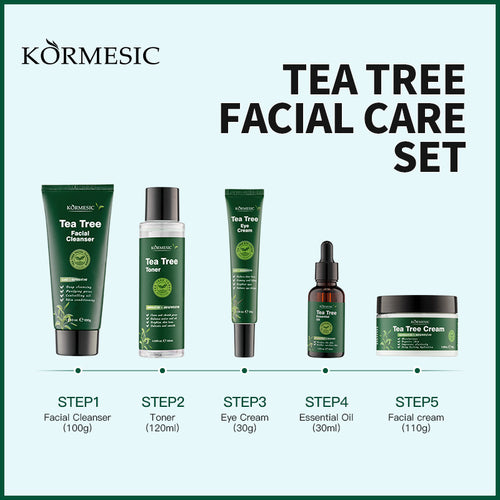跨境KORMESIC茶树系列Tea Tree Series面部护理跨境外贸厂家批发