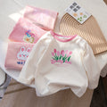 Girls' Cute Printed Base Layer T-Shirt