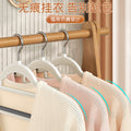 衣架加粗款无痕晾衣架宽肩防滑新款晾晒衣撑子塑料家用成人衣架子