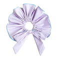 Gem Li Custom Elegant Solid Bow Large Cord Hair Tie Simple Premium Solid Versatile Bun Head Flower Hair Accessory