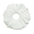 Gem Li French Premium Elegant Double-Layer Pleated Hair Tie Low Ponytail Large Scrunchie Versatile Hair String Hair Accessory