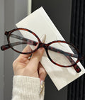 Book Nerd Small-Frame Versatile Women Sunglasses Amazon Influencer Oval Round Sunglasses Fashionable Wine Red Men Sunglasses