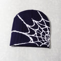 spider web y2k foreign trade knitted hat european and american hat trend winter hat jacquard special