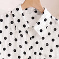 Women's Summer French Luxury Sleeveless Lapel Collar Tie-Front Waist-Tie Shirt 2026 - White