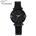 Douyin's same style starry sky female student Korean watch trendy magnet Milan mesh strap watch dropshipping
