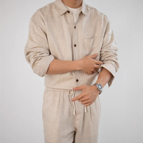 Nengmeng Old Money Lyocell Retro Shirt