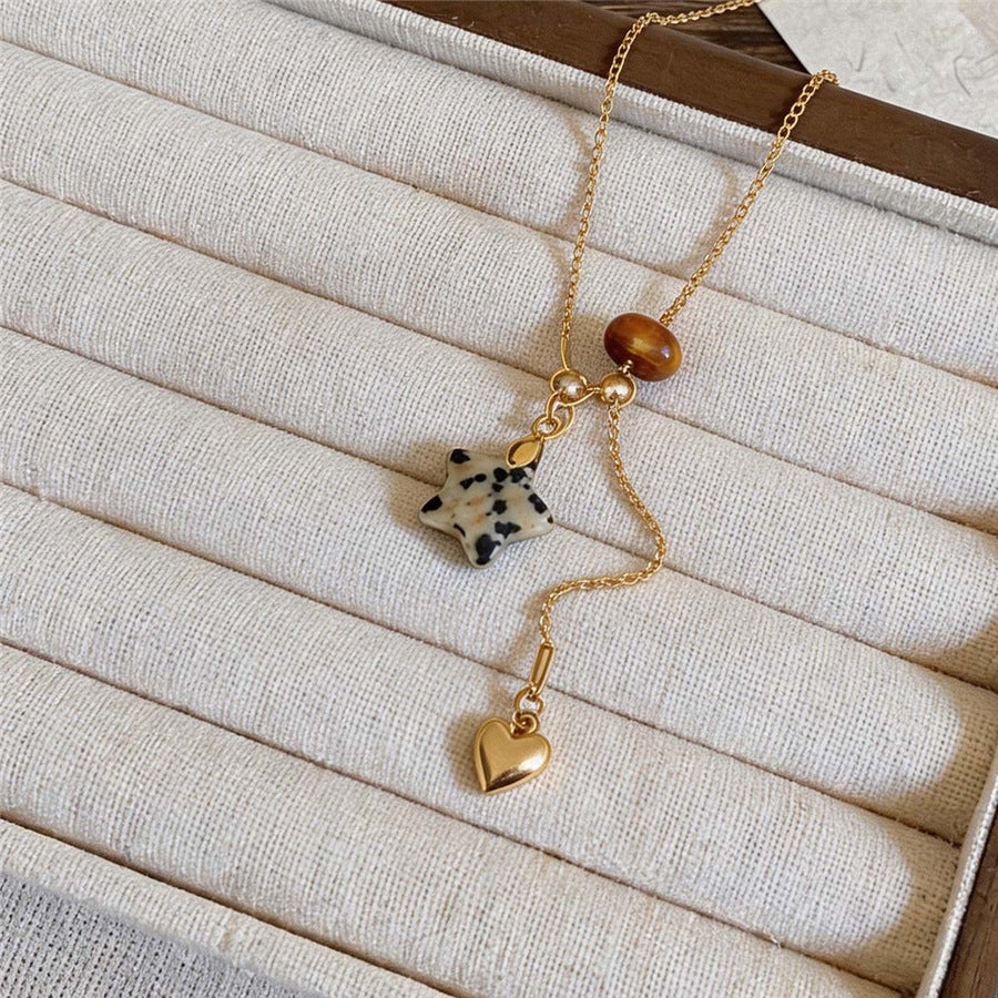 Korean Star Pendant Adjustable Necklace - view 8