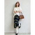 Summer Casual Fashion Short Sleeve Pleated Loose Skirt + Top 2-Piece Set