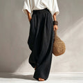 Casual Fashion Batwing Sleeve Wide Leg Pants + Top Set