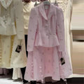 2026 New Slim-Fit Elegant Blazer + Skirt Two-Piece Set